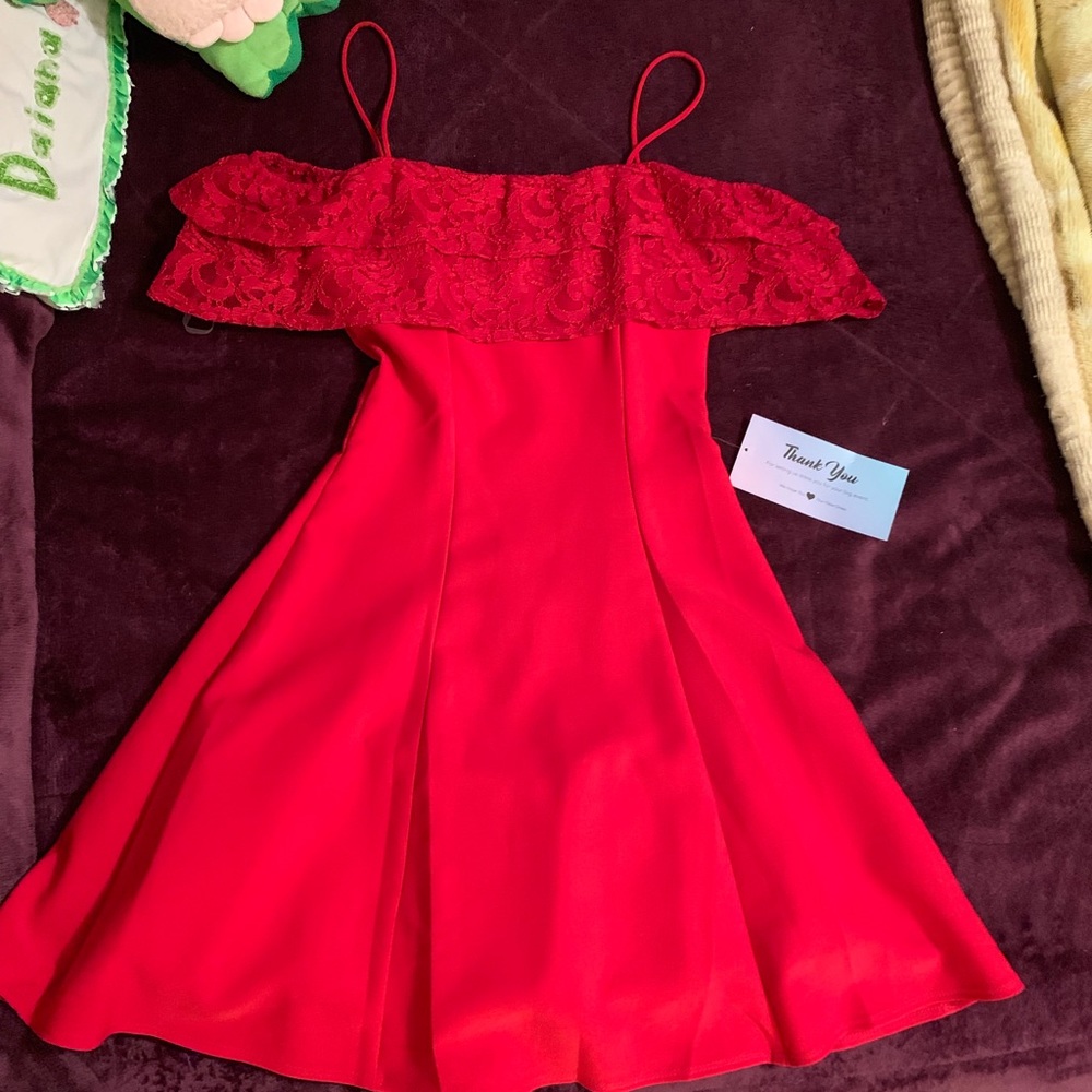 NEW BEAUTIFUL RED SHORT HOMECOMING DRESS